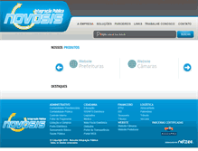 Tablet Screenshot of novosis.com.br